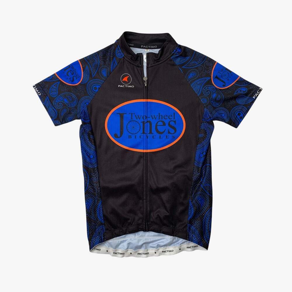 Pactimo Cycling Jersey Men S Small Full Zip Semi Fitted Two Wheel Jones Bicycles
